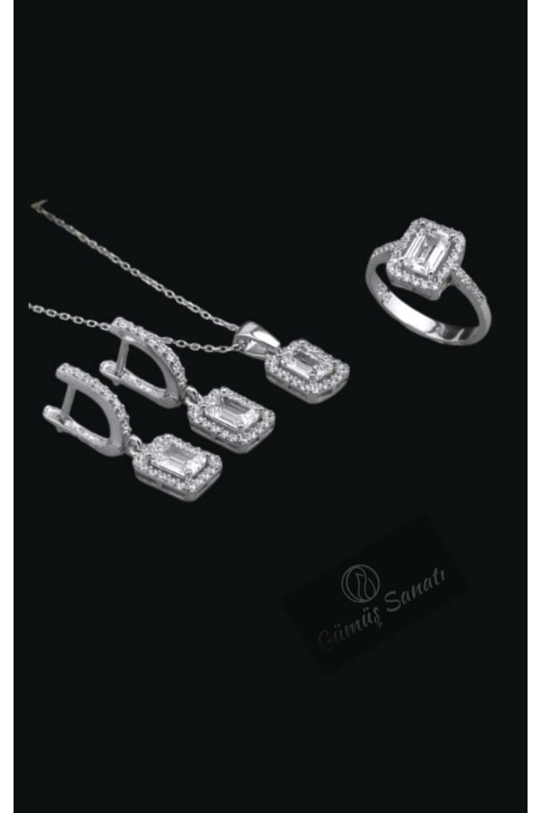 925 AYAR GÜMÜŞ BAGET SET