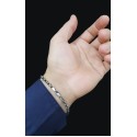 925 AYAR GÜMÜŞ ERKEK FORSE BİLEKLİK